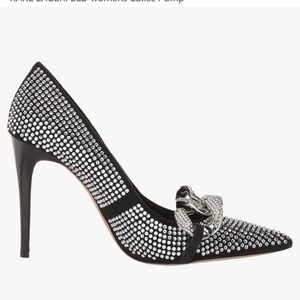 Karl Lagerfeld Women's Black Embellished Pump